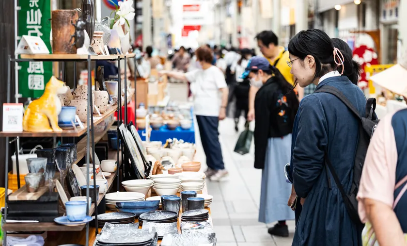 田町商店街会場