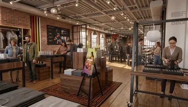 『Roland Store New York City』 店舗内予想図