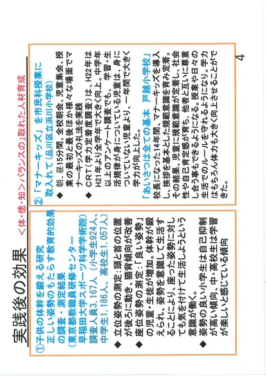 実践後の効果