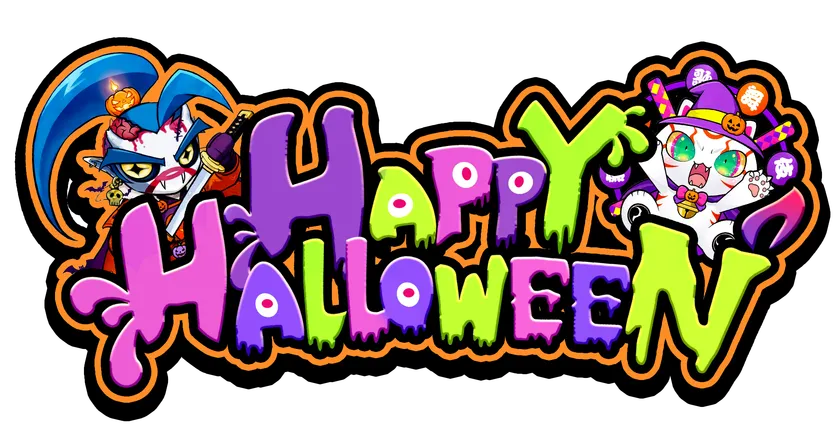 サムライレストラン『スペシャルハロウィンショー』ロゴ