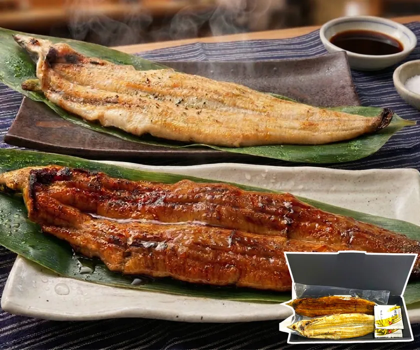 炭火焼国産うなぎ蒲焼・白焼セット