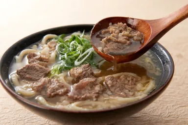 うどん食堂太鼓亭　肉だしうどん