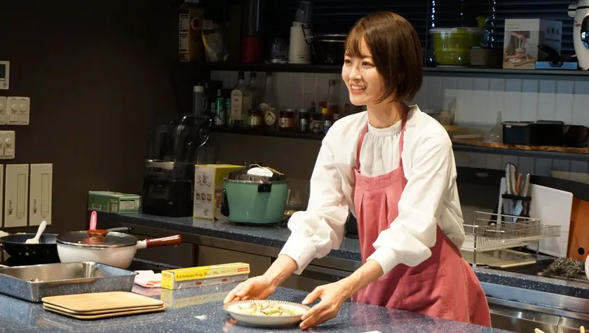 もあいさん実演