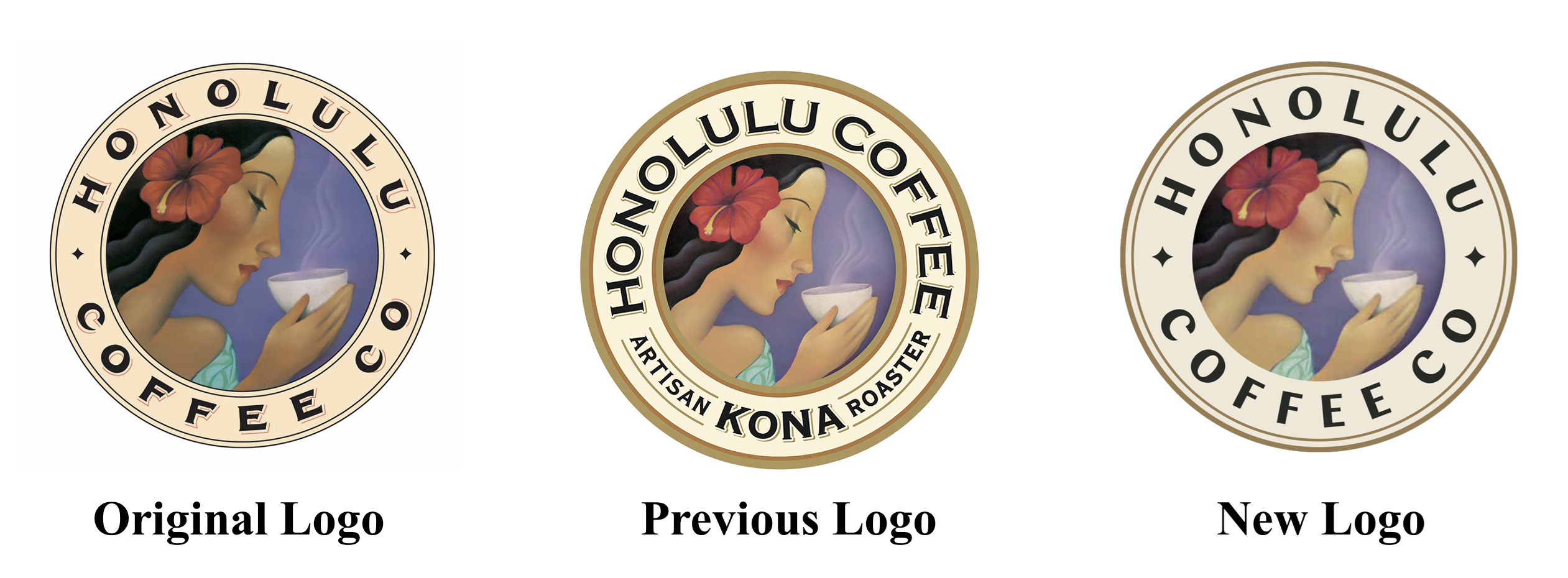 ヴィンテージ1990年代ハワイホノルル限定10周年記念エンブレム HONOLULU COFFEEが新ロゴを発表 10月1日から日本国内で順次展開