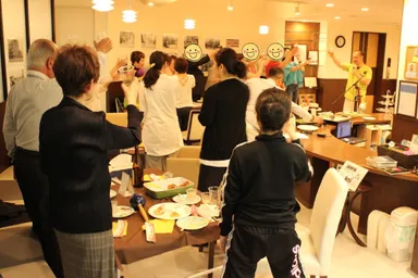 院内でケータリング