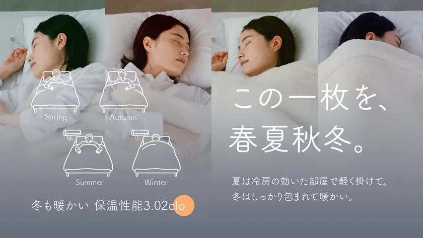この一枚を、春夏秋冬。