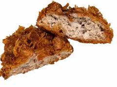 鶏メンチ揚げた後