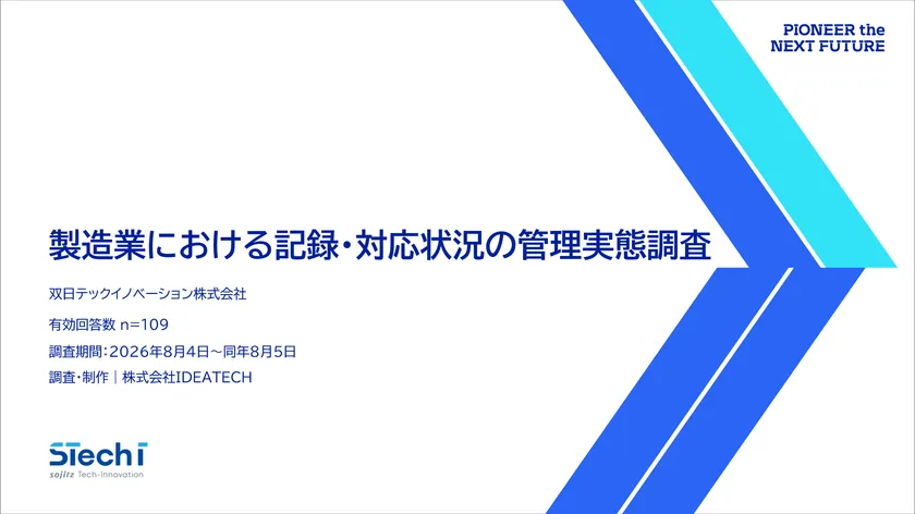『製造業における記録・対応状況の管理実態調査』