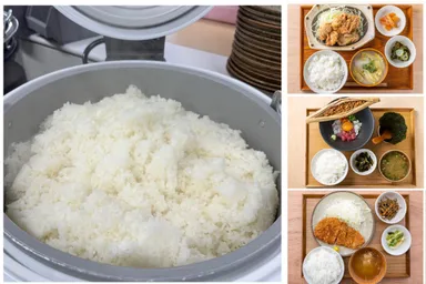 常総いなほ食堂　定食のご飯がおかわり自由