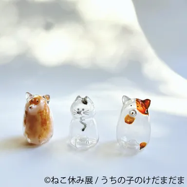 【ねこ休み展】グッズ：うちの子のけだまだま
