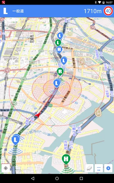 実録オービスPRO オフライン　縦画面