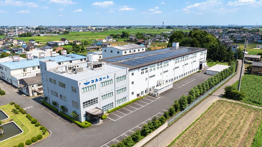 コルコート、CO2排出量削減に向けた取組みを加速　
埼玉第一工場への太陽光発電設備導入と
本社使用電力の再生可能エネルギー化を実施