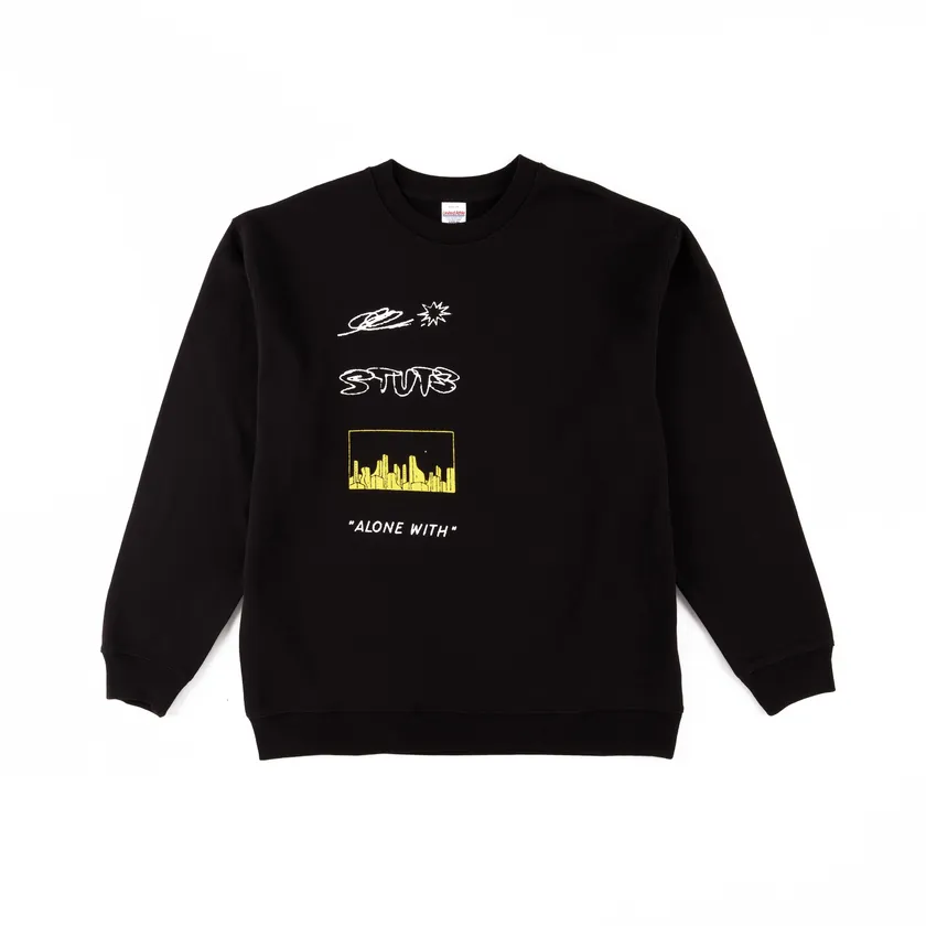 “Alone with”STUTS(BLACK)FRONT