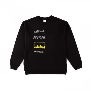 “Alone with”STUTS(BLACK)FRONT