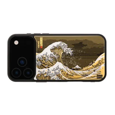 FLASH 神奈川沖浪裏 基板アート iPhone 17/18 Pro Maxケース