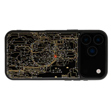 FLASH 東京回路線図 iPhone 17/18 Pro Maxケース　黒