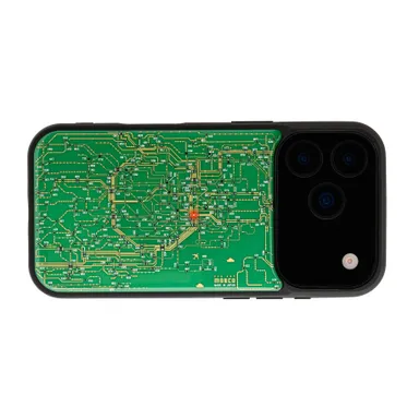 FLASH 東京回路線図 iPhone 17/18 Pro ケース　緑