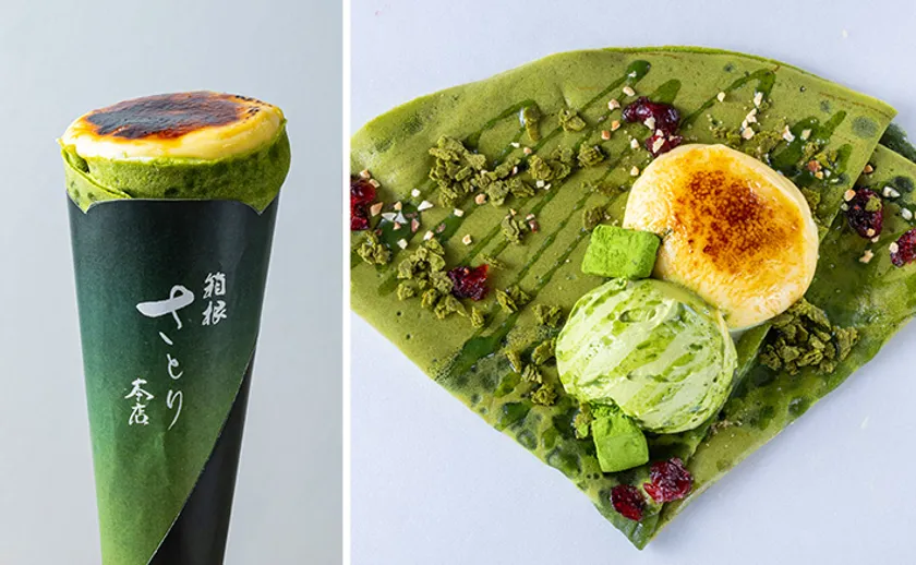 ブリュレお濃茶クレープ　1,200円(税込)