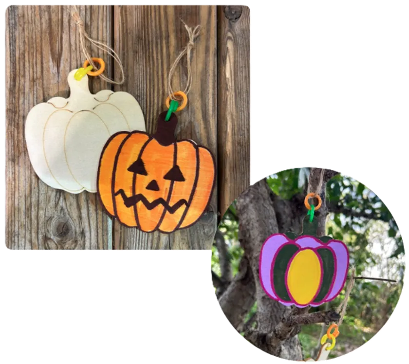 手作りハロウィンオーナメント