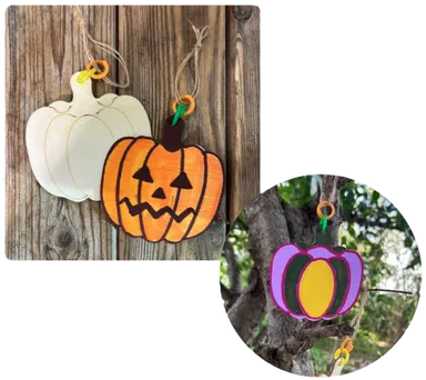 手作りハロウィンオーナメント