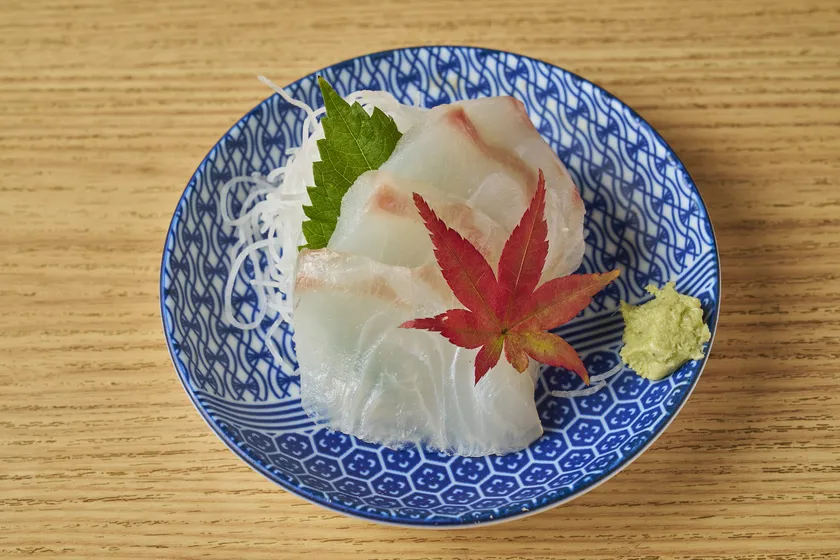 紅葉鯛のお刺身