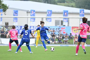 試合中のひとこま