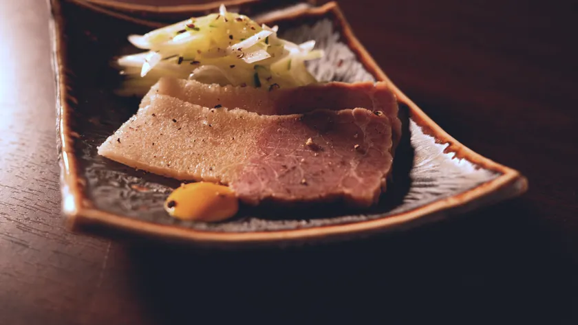 畝須ベーコン※生肉の写真ではありません