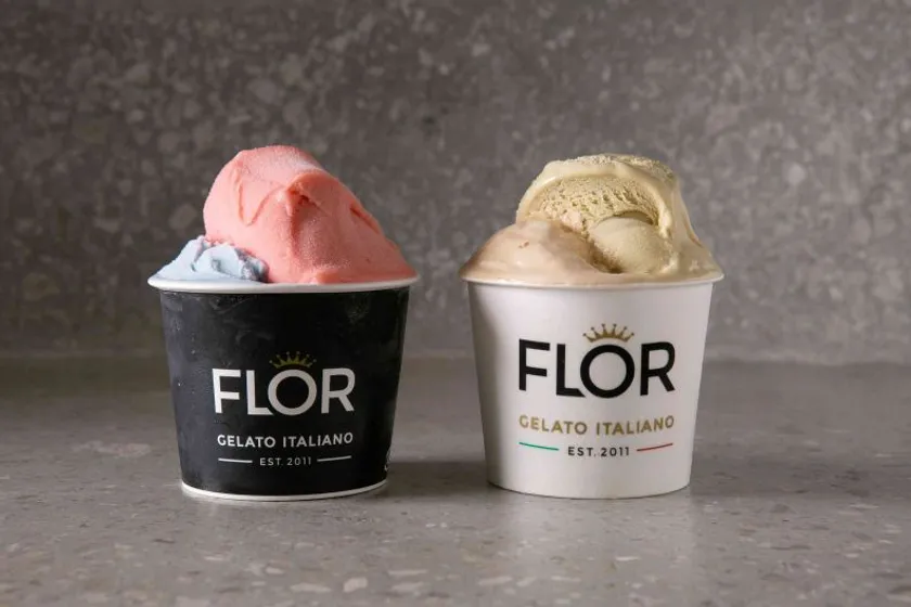 FLOR GELATO ITALIANO ジェラートドッピオ(2種盛り)