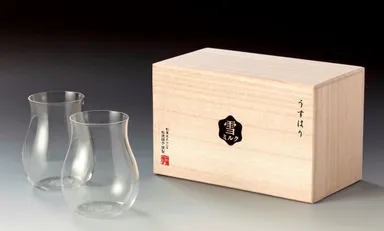 オリジナルうすはりグラスペア（桐箱入り）