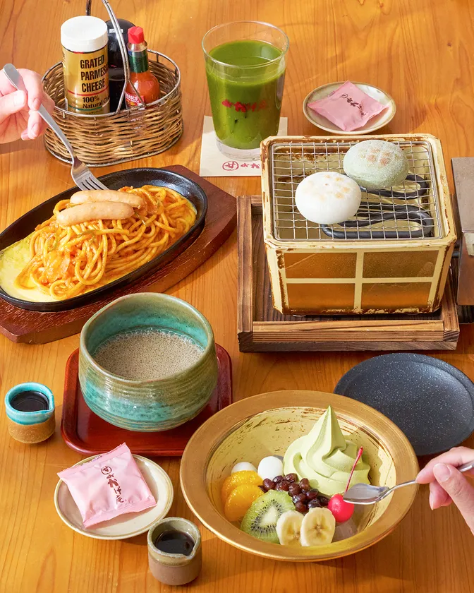 おかげ庵_お食事、甘味、焼物も充実