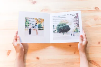 サービスイメージ(フォトブック見開き)