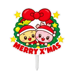 ご予約特権として「みしまるくん・みしまるこちゃんピック」プレゼント