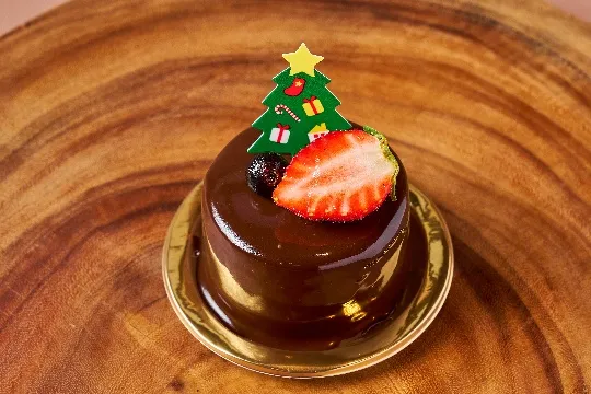 クリスマスチョコムース