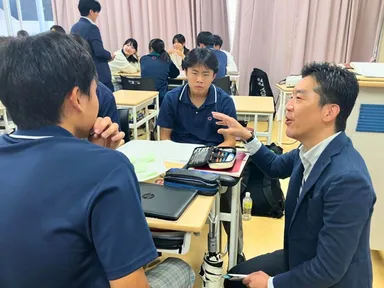 2学期の学校訪問の様子(アイル・コーポレーション株式会社、浦和学院高等学校)