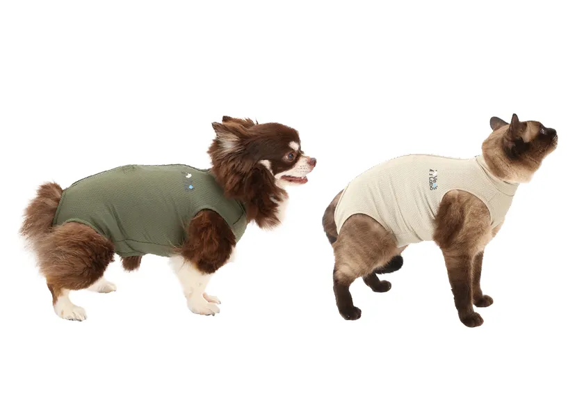 犬・猫の骨格に合わせて考えた着脱しやすいストレスフリーな設計