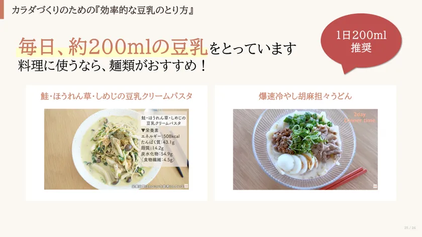 効率的な豆乳のとり方