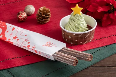 クリスマスツリーチュロス