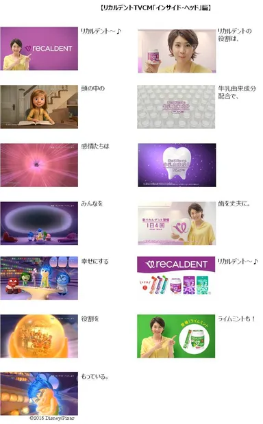 リカルデント新TVCM「インサイド・ヘッド」篇(2)
