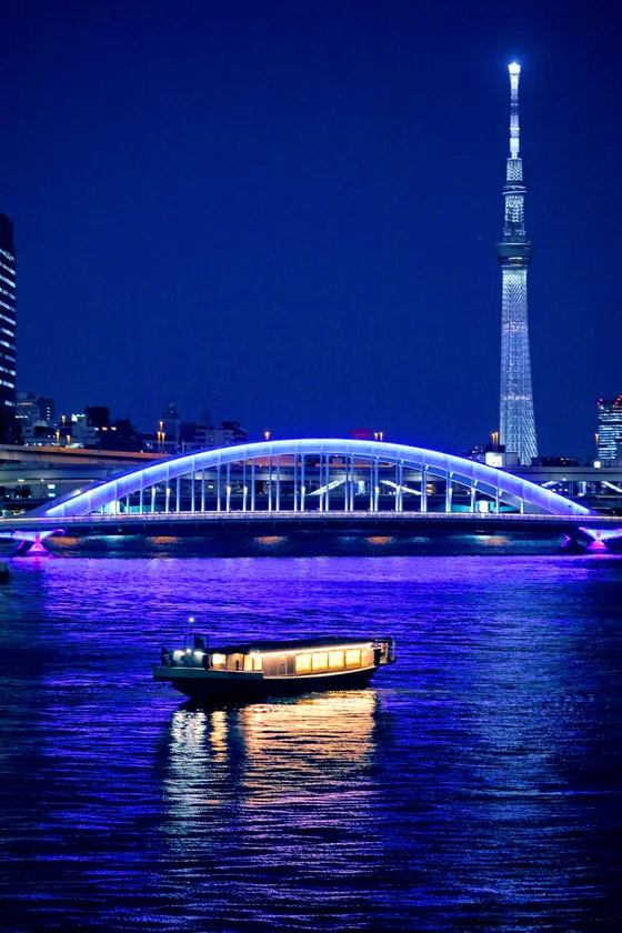 鮨 おりがみ　夜景イメージ