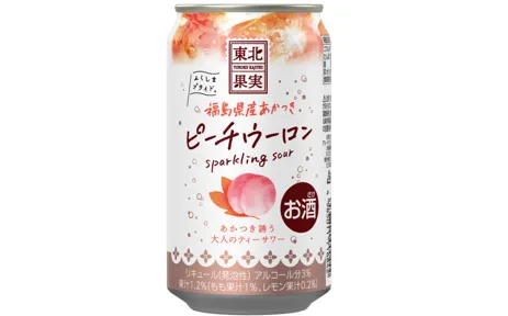 福島県産あかつき ピーチウーロン sparkling sour