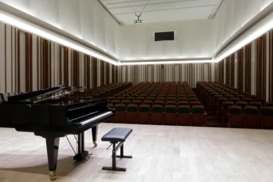 221席の室内楽ホール「ふきのとうホール」