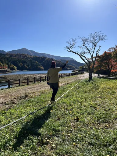 スラックライン体験