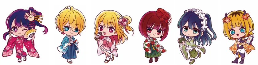 各スポットでミッションをクリアすると、この限定イラストを使用した「京スマコラボ限定 オリジナル描き起こしステッカー(全6種)」がもらえます(※一部スポットを除く)。