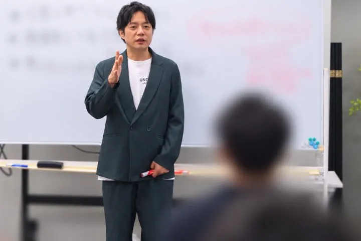 セカンドポジションについて講義する槙尾ユウスケ氏