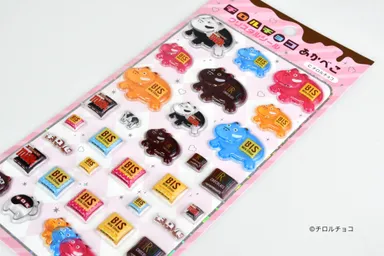 チロルチョコ あかべこ クリスタルシール_1