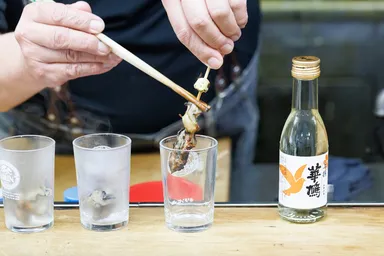 牡蠣酒(牡蠣投入)
