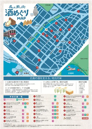 呉って、酔い街 酒めぐり チラシ(裏)