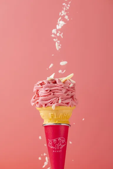 いちごのお花ソフト～ホワイトチョコ＆ベリー～
