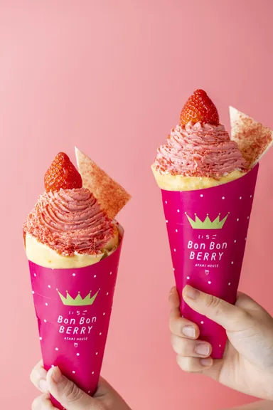 いちごモンブランチョコクレープ