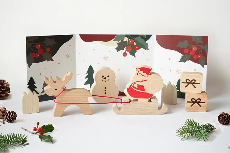 冬めぐりの積木～クリスマス～